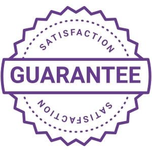 Our satisfaction guarantee backs you up